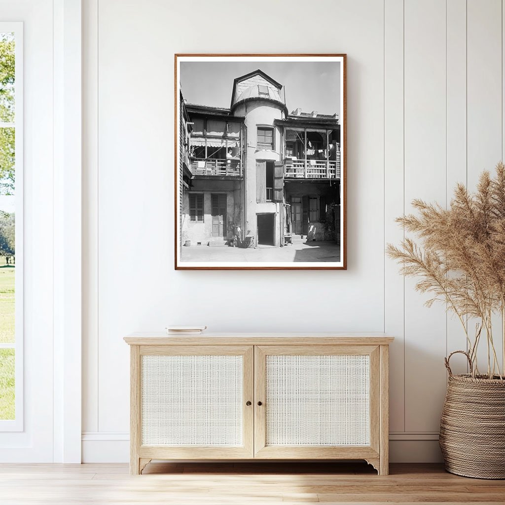 Historic New Orleans Architecture Photo, Louisiana 1900