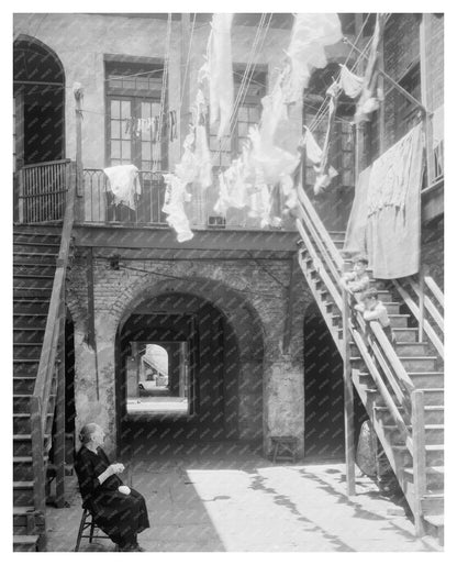 Vintage New Orleans Architecture Photo, 20th Century