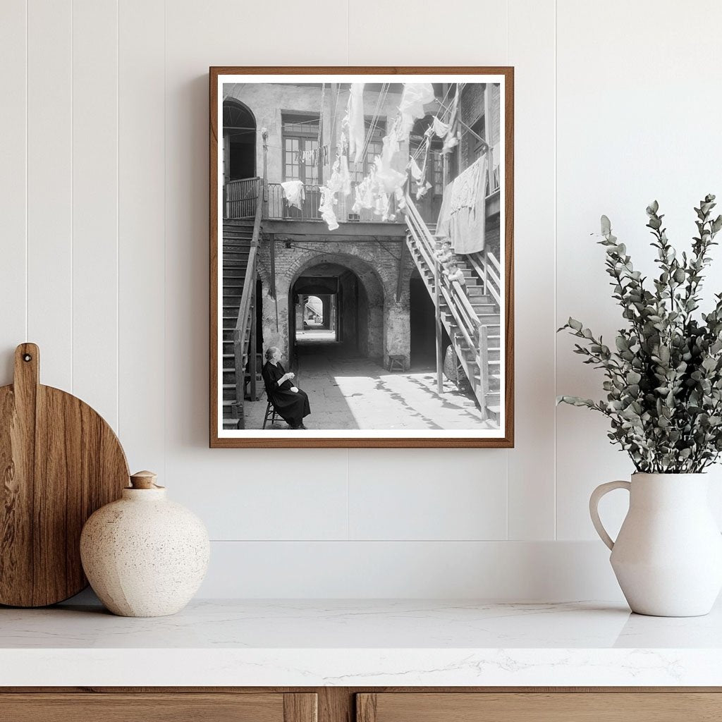 Vintage New Orleans Architecture Photo, 20th Century