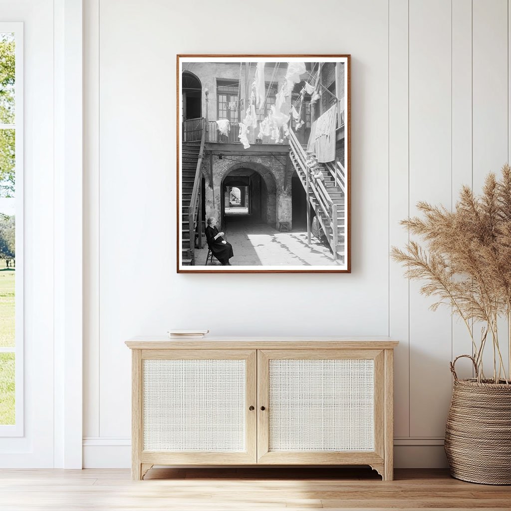 Vintage New Orleans Architecture Photo, 20th Century