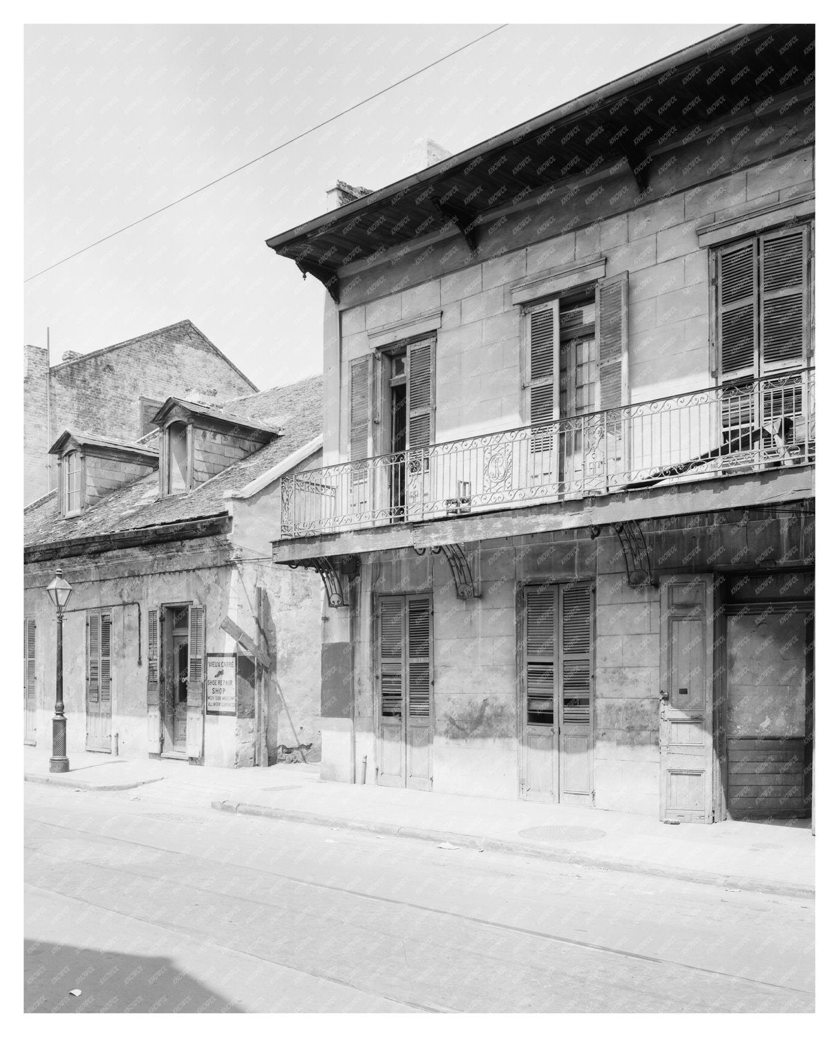 New Orleans Architecture 20th Century Vintage Photo
