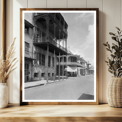 House of the Turk, New Orleans, 1835 Vintage Photo