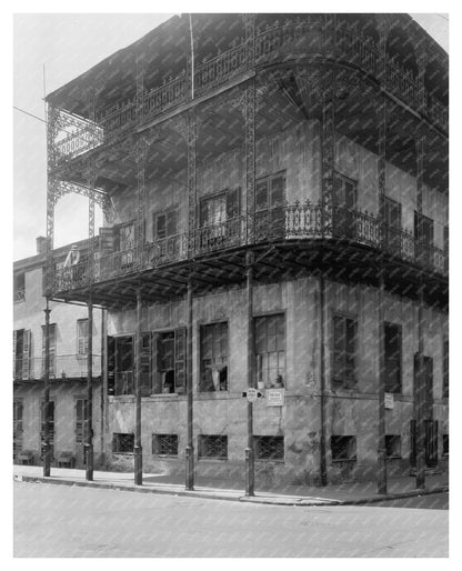 House of the Turk, New Orleans, LA, 1835 Vintage Photo