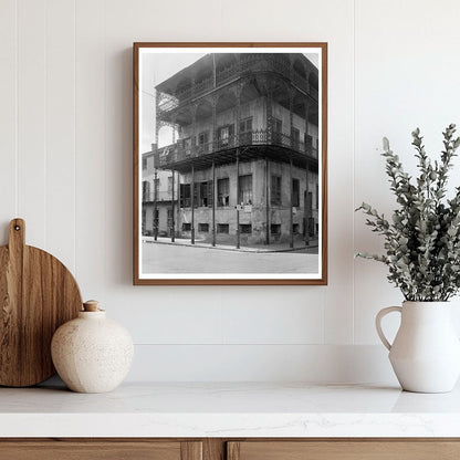House of the Turk, New Orleans, LA, 1835 Vintage Photo
