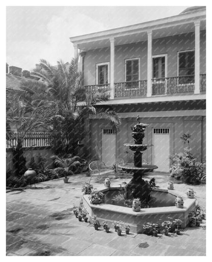 New Orleans Garden Fountain, Orleans Parish, 1856 Image
