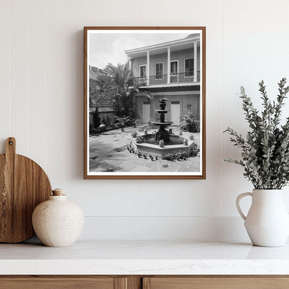 New Orleans Garden Fountain, Orleans Parish, 1856 Image
