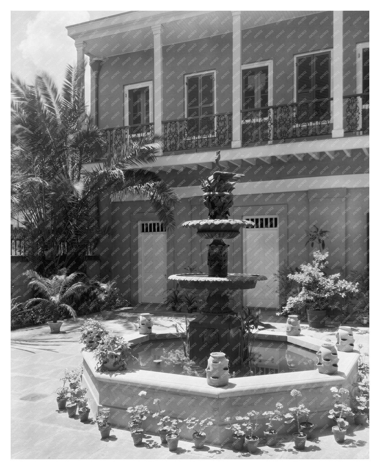 New Orleans Historic Architecture Photo, Louisiana 1950s