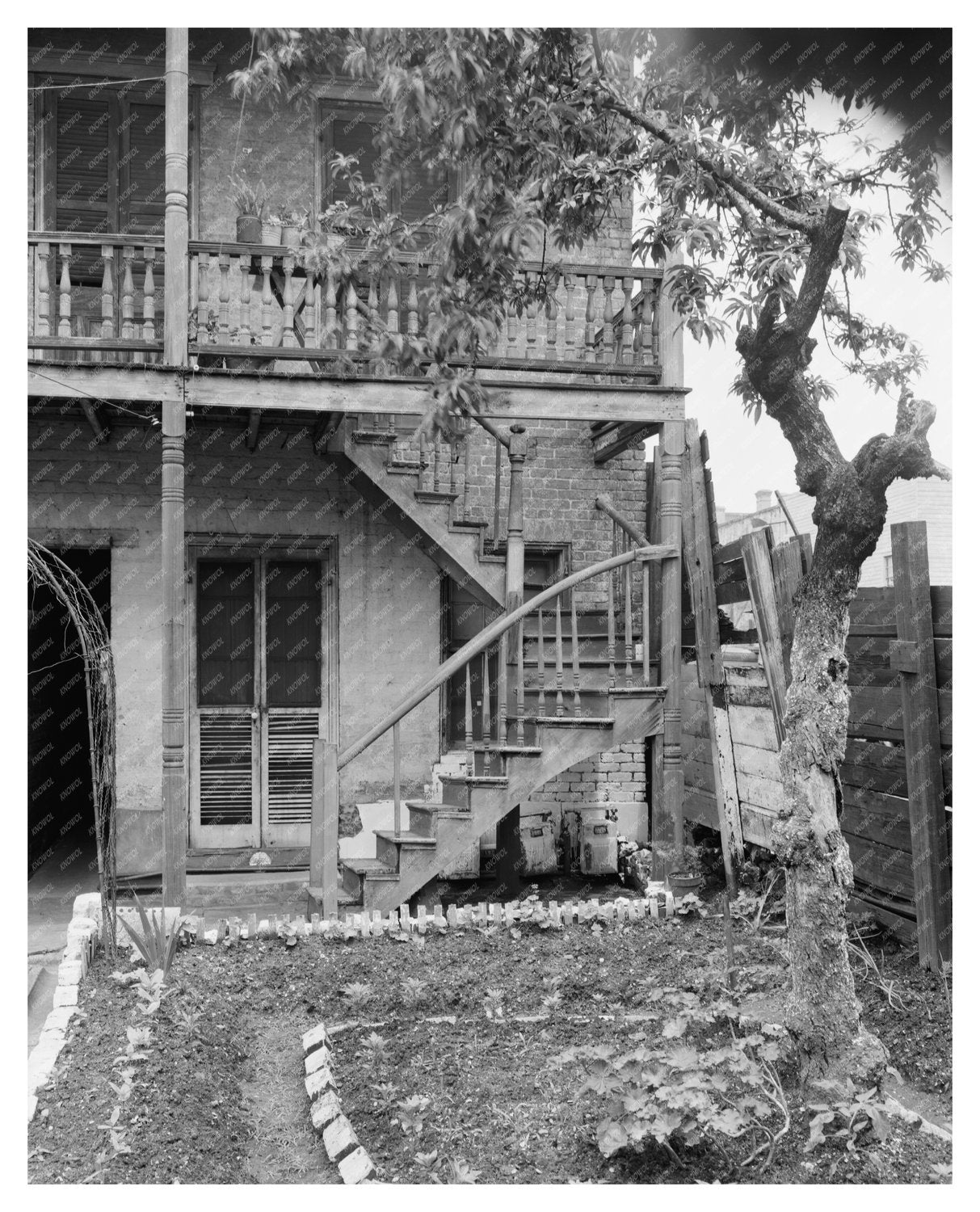Vintage Balcony Detail New Orleans, Louisiana, 20th Century