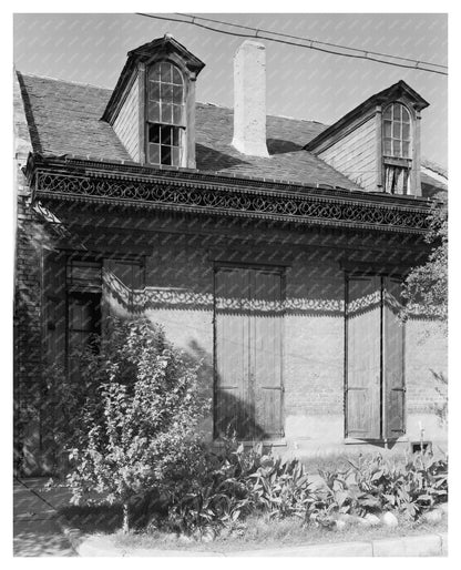 New Orleans Architecture Photo, 1953 - Historic Scene