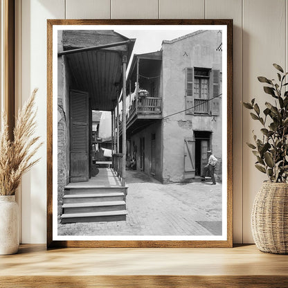 Vintage New Orleans Architecture Photo, 1953