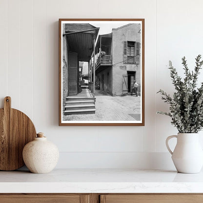 Vintage New Orleans Architecture Photo, 1953