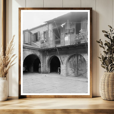 Spanish Court Architecture, New Orleans, LA, 20th Century