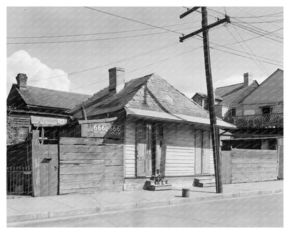 Vintage New Orleans Cabin Photo, Louisiana, 1900s
