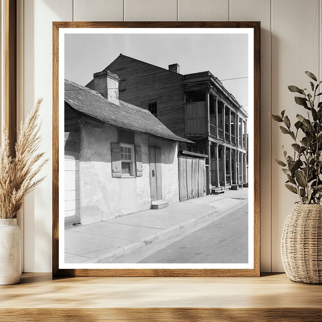 Vintage New Orleans Architecture Photo, Orleans Parish, 1900