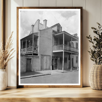 New Orleans Architecture 1838: Historic Balconies Detail