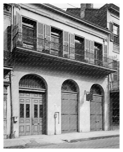 Vintage Doors of New Orleans, Louisiana, 1953
