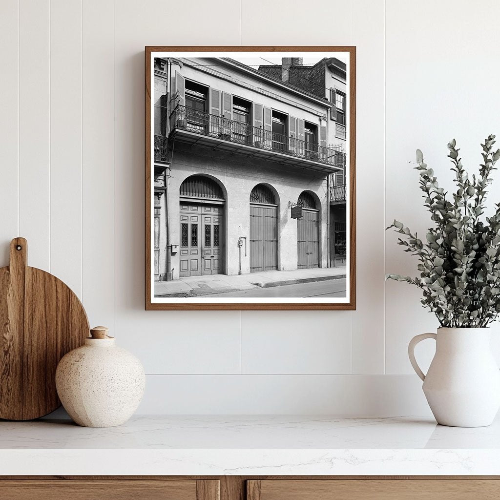 Vintage Doors of New Orleans, Louisiana, 1953