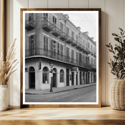 Historic New Orleans Architecture 1900s Vintage Photo