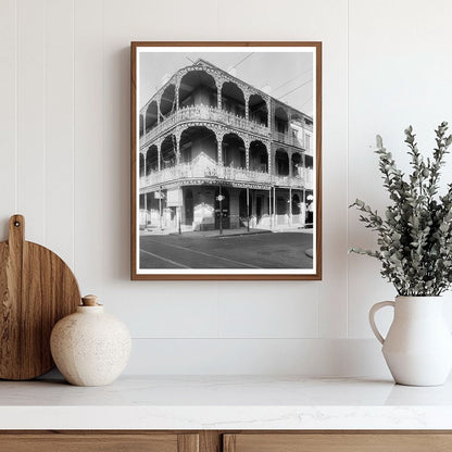 New Orleans Architecture: Vintage Photo from Early 20th Cent