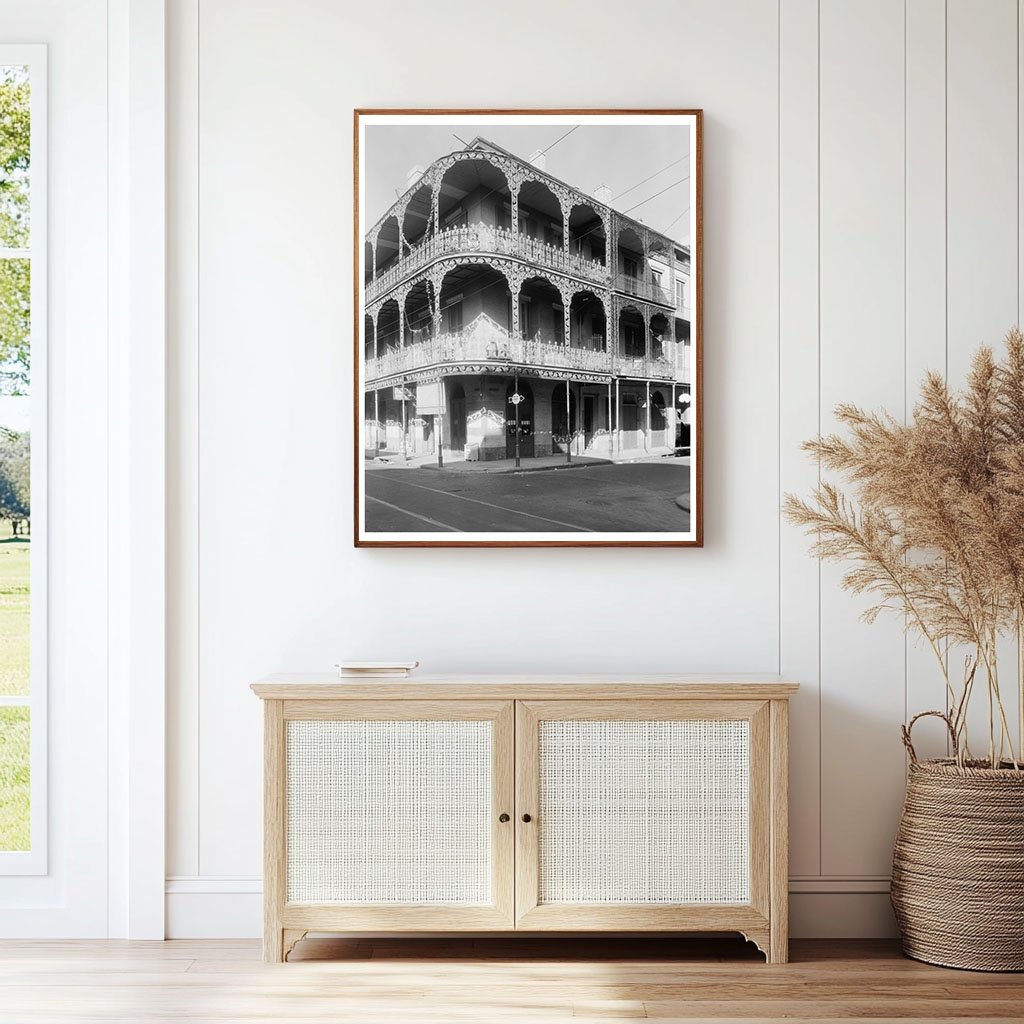 New Orleans Architecture: Vintage Photo from Early 20th Cent