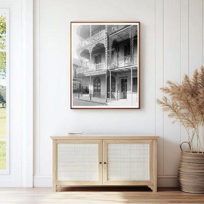 New Orleans Iron Balconies, 1953 Architecture History