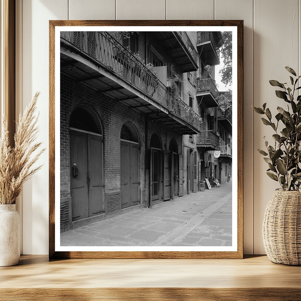 Pirates Alley Architecture, New Orleans, LA 1930s