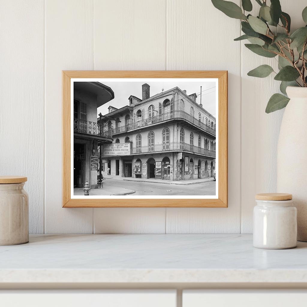 Vintage New Orleans Business District Photo, Early 1900s