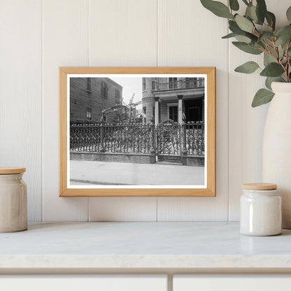 1850 Iron Fence in New Orleans, Louisiana History