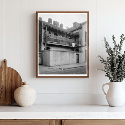 Vintage New Orleans Architecture Scene, 20th Century