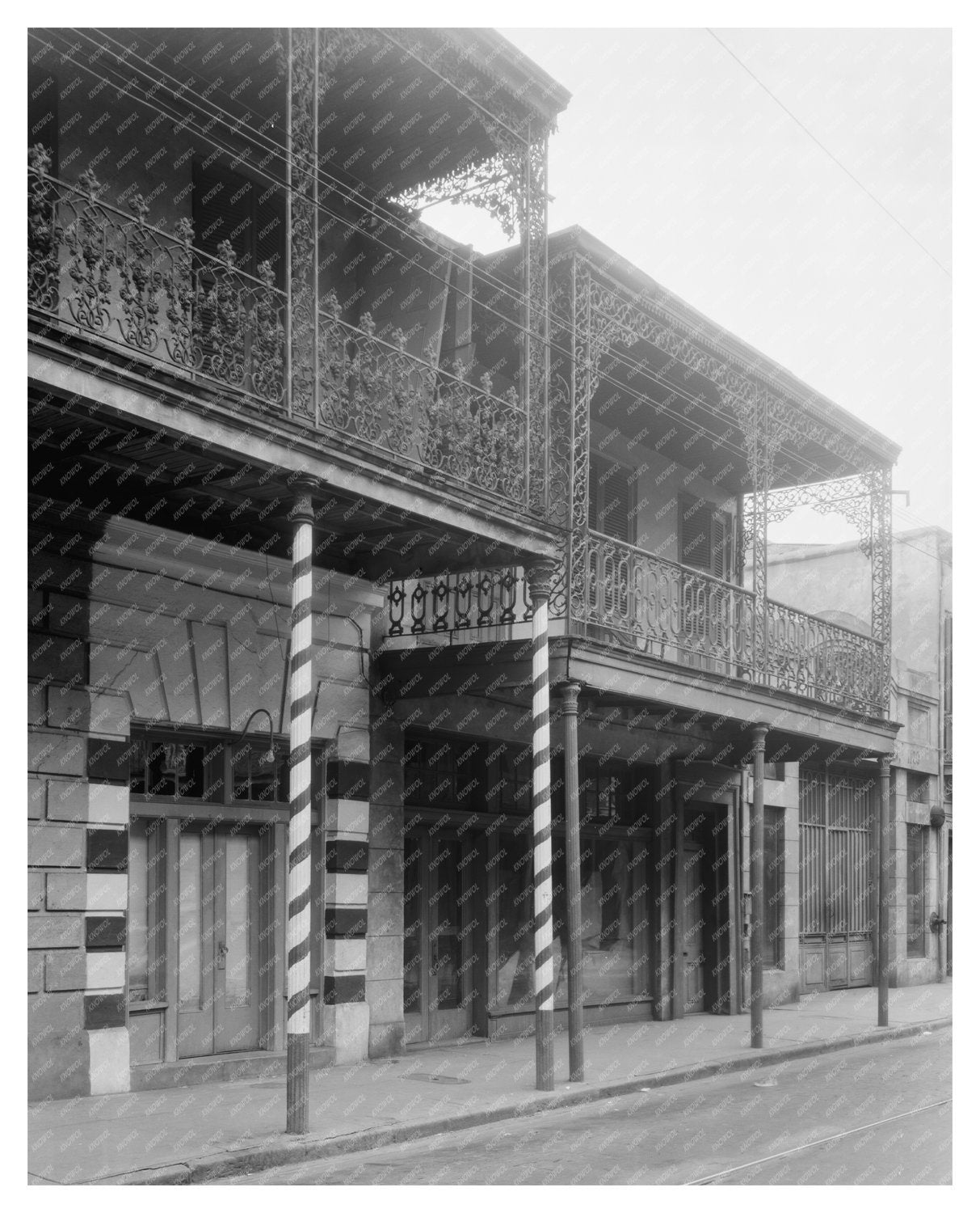 New Orleans Barbershop Scene, Early 20th Century