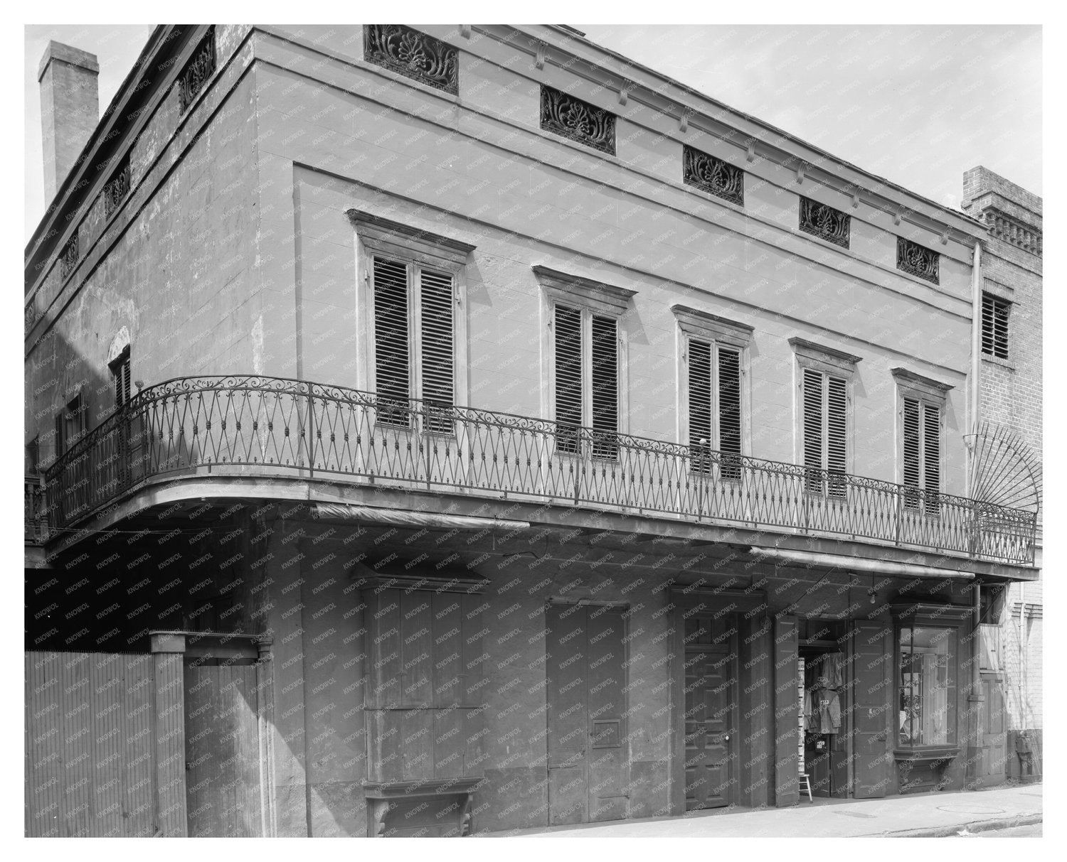 New Orleans Architectural Details, Orleans Parish, 1953