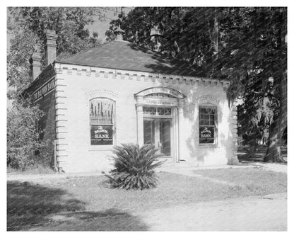 Baldwin, LA Historic Bank Photo from Early 20th Century