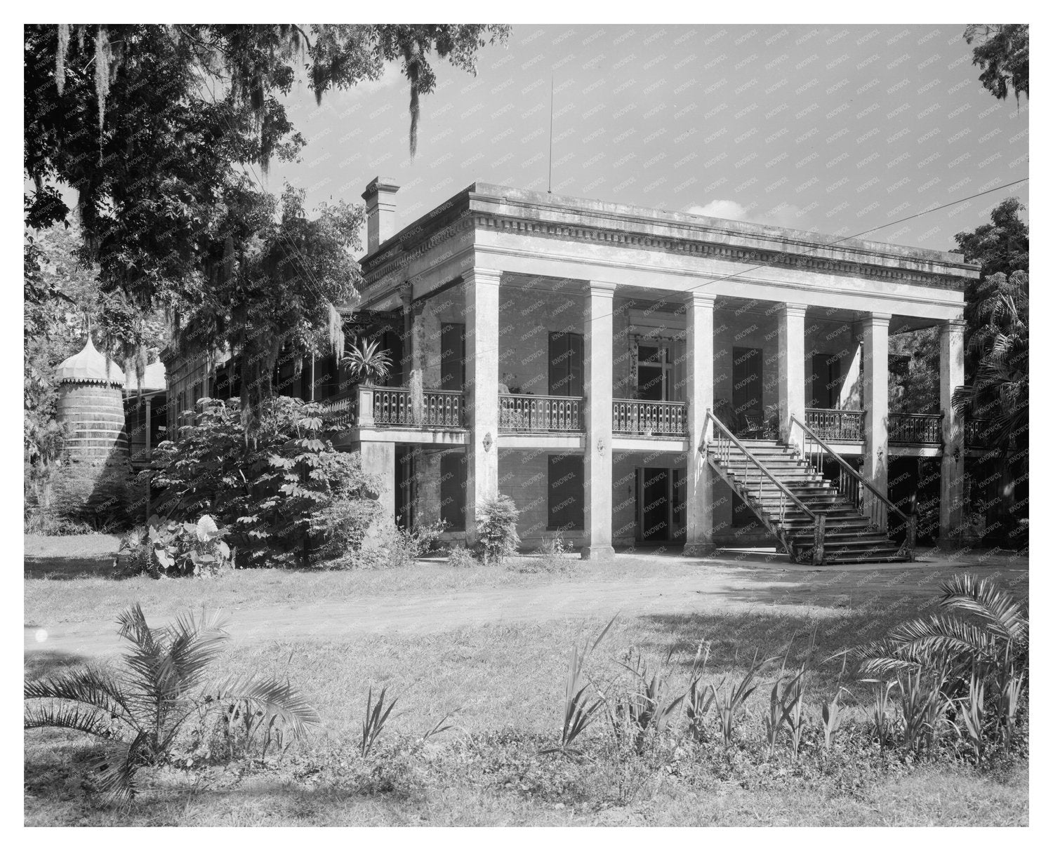 Donaldsonville, LA Vintage Home Architecture 20th Century