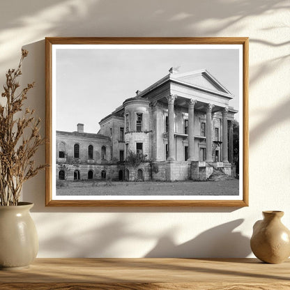 Abandoned Greek Revival Mansion in Iberville Parish, LA 1857