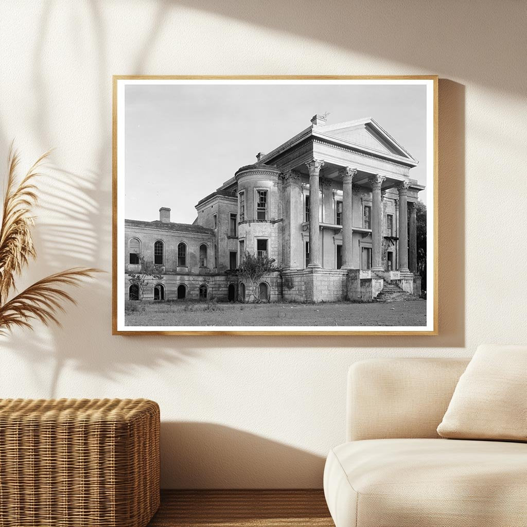 Abandoned Greek Revival Mansion in Iberville Parish, LA 1857