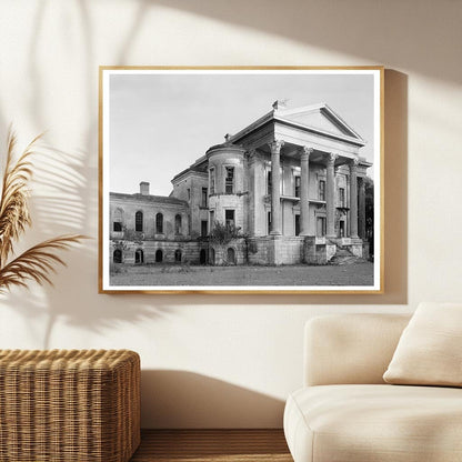 Abandoned Greek Revival Mansion in Iberville Parish, LA 1857