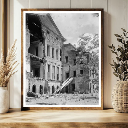 Ruins of Greek Revival Mansion, Iberville Parish, LA 1913