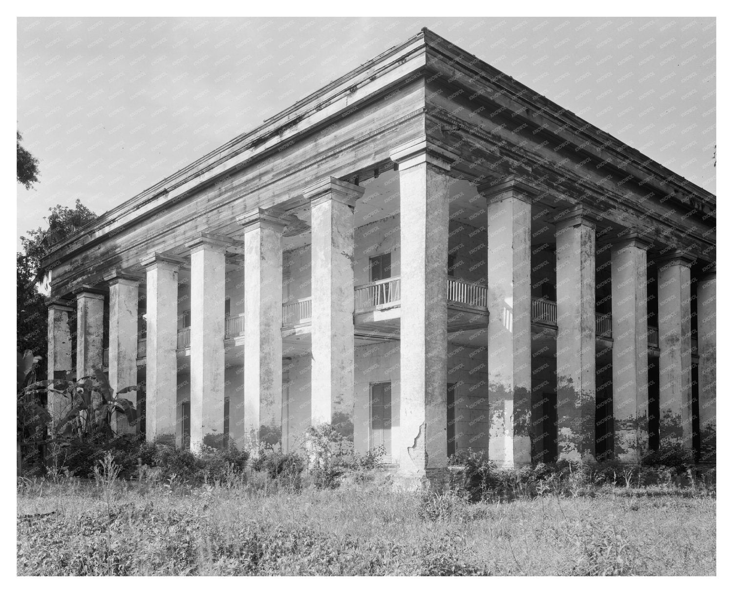 Ashland Plantation, Geismar, LA: Historic 1841 Photo