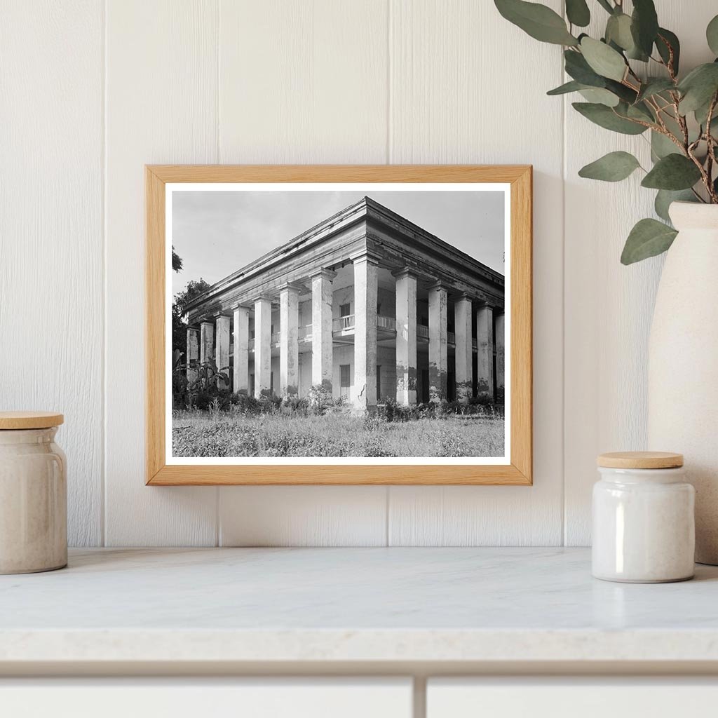 Ashland Plantation, Geismar, LA: Historic 1841 Photo