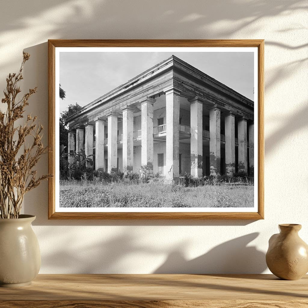 Ashland Plantation, Geismar, LA: Historic 1841 Photo
