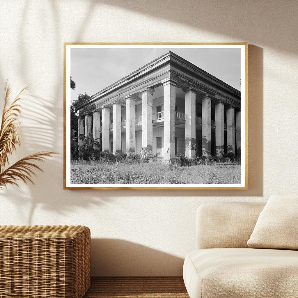 Ashland Plantation, Geismar, LA: Historic 1841 Photo