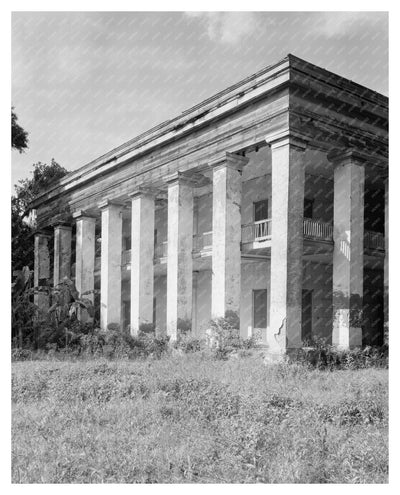 Ashland Plantation, Geismar Louisiana, 1841 Vintage Photograph