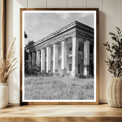 Ashland Plantation, Geismar LA, 1841 Vintage Photograph