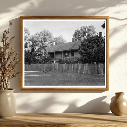 Louisiana Architecture 1900: Vintage Wooden House Photo