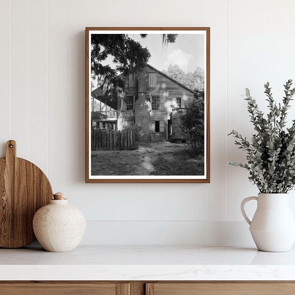 Louisiana Architecture: Vintage Photo from Early 1900s