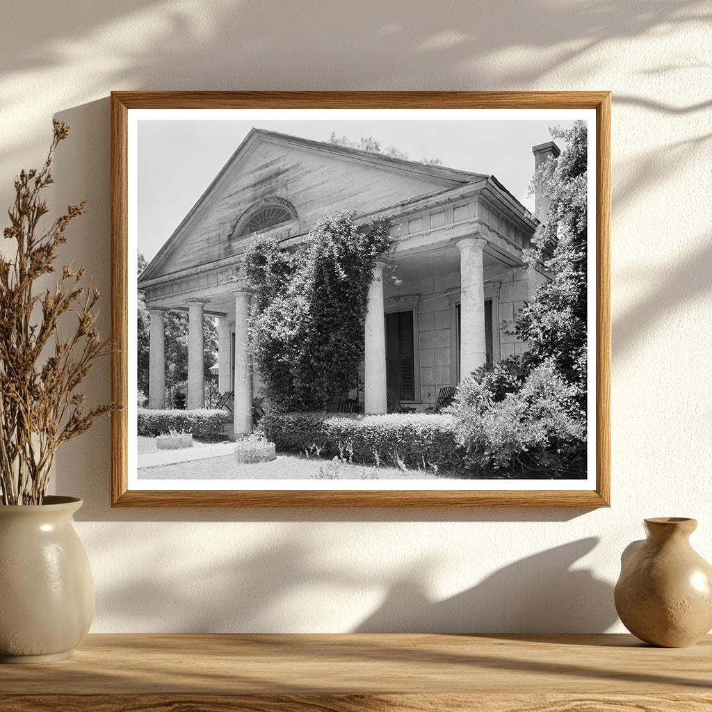 Historic Building in Clinton, LA, 1834 Vintage Photo