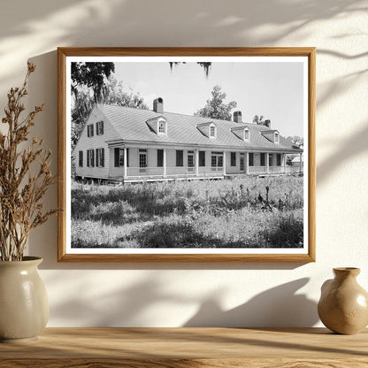 1850 Building in Patterson, Louisiana - Vintage Photograph