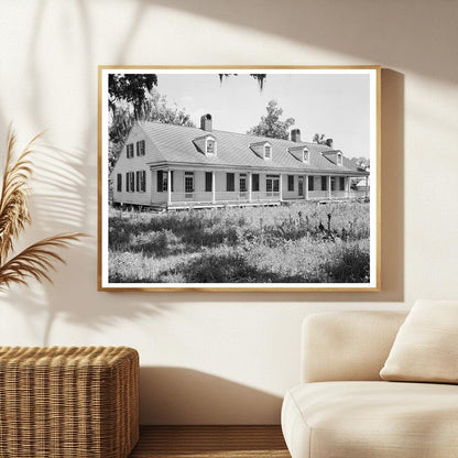 1850 Building in Patterson, Louisiana - Vintage Photograph