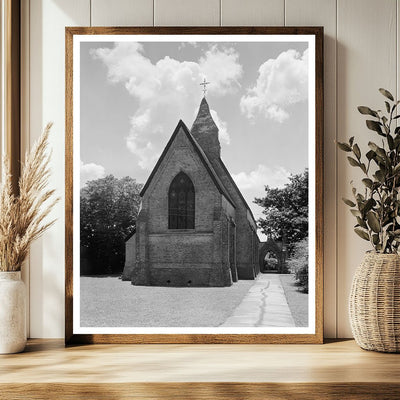 Historic Church in Napoleonville, Louisiana, 1853
