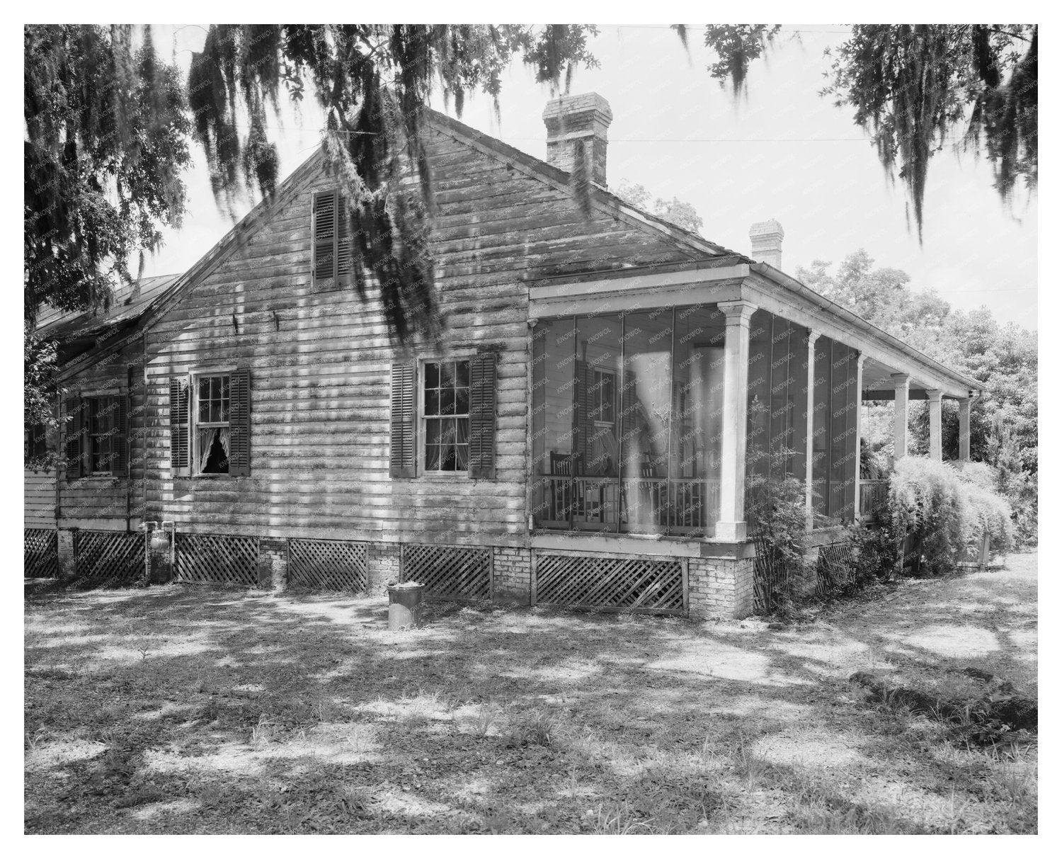 Vintage Architecture in Franklin, LA - 20th Century